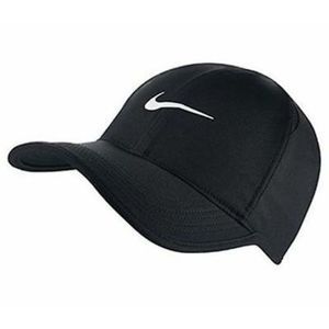 NIKE Dri-Fit Feather Light Hat Cap BLACK/WHITE
